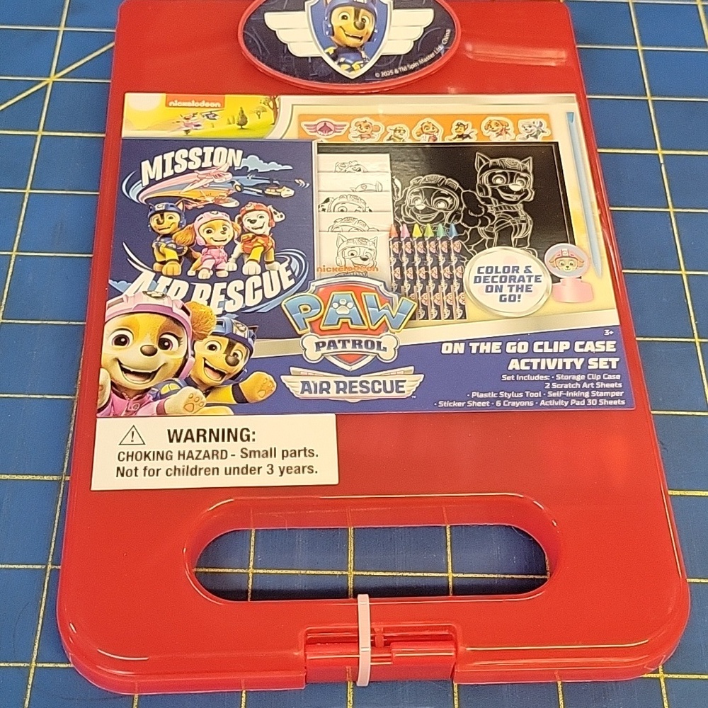 On The Go Clip Case Activity Set New Sealed - Paw Patrol Air Rescue